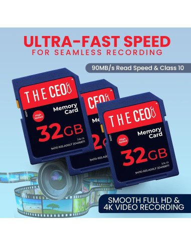 Tarjeta de Memoria SDHC 32GB The CEO Ultra 90MB/s Clase 10