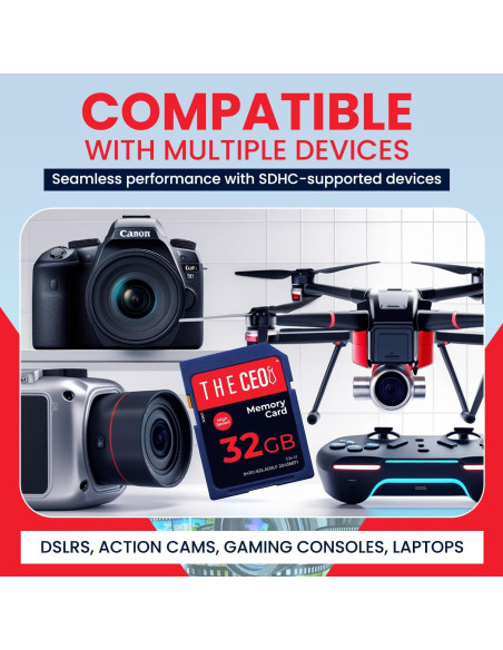 Tarjeta de Memoria SDHC 32GB The CEO Ultra 90MB/s Clase 10