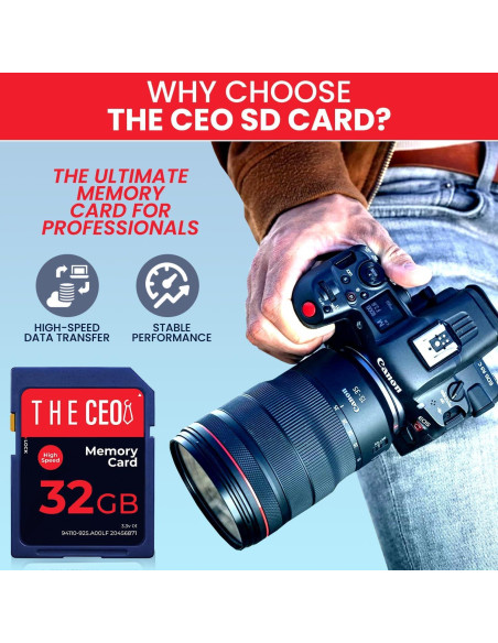 Tarjeta de Memoria SDHC 32GB The CEO Ultra 90MB/s Clase 10