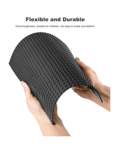 Placas Base de Construcción LVHERO 25cm x 25cm Paquete de 8 Negro 2