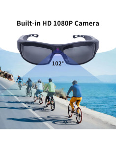 Gafas Inteligentes REEDTOCK G4F con Cámara 1080P y Audio Bluetooth 2