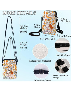 Bolsa de Cruz Lady Dog Bella Notte -Xk B, 21.4x14.5cm 2