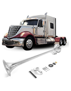 Claxon de Aire YUANJUFITT 640mm Cromado 150DB para Camiones