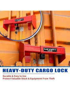 Candado Mecánico NAKANEKO para Contenedores y Camiones 5.28 kg 2