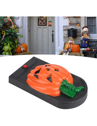 Timbre Embrujado Gazaar con Ojo Iluminado y Sonidos Halloween