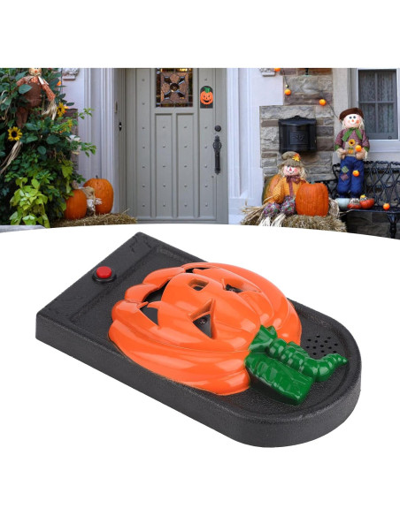 Timbre Embrujado Gazaar con Ojo Iluminado y Sonidos Halloween