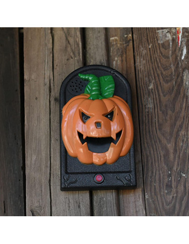 Timbre Embrujado Gazaar con Ojo Iluminado y Sonidos Halloween