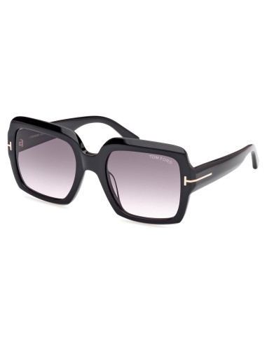 Gafas de sol cuadradas Tom Ford KAYA FT1082 Negro 54mm