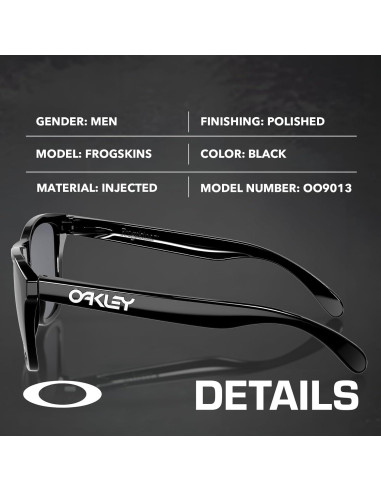 Gafas de Sol Oakley Frogskins OO9013 Cuadradas Grises