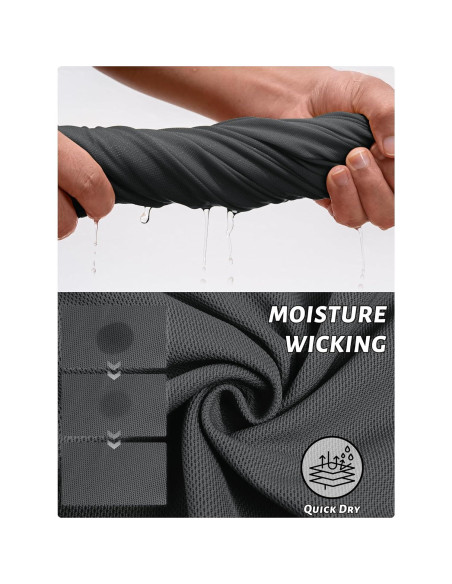 Camisa Polo de Manga Corta TACVASEN para Hombre Secado Rápido