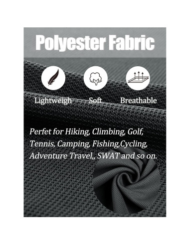 Camisa Polo de Manga Corta TACVASEN para Hombre Secado Rápido