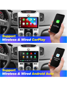 Estéreo de Coche KIA Forte 2009-2012 Android 12 9" Bluetooth 2