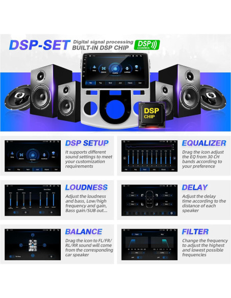 Estéreo de Coche KIA Forte 2009-2012 Android 12 9" Bluetooth