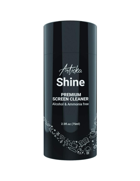 Limpiador de Pantallas Articka Shine 70.87ml + 2 Paños Microfibra