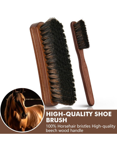 Kit de Cuidado de Zapatos de Cuero Henviro - 3 Colores