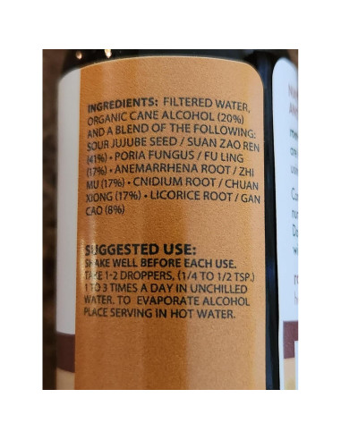 Decocción de Zizyphus root + spring 29.57 ml - Suplemento Herbal