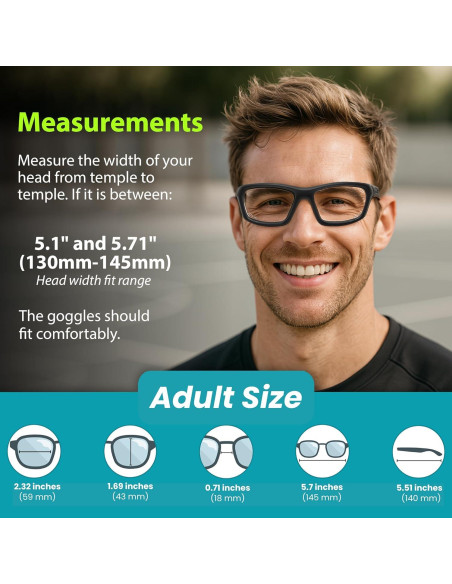 Gafas de Protección Deportiva BLUE CUT con Lentes Fotocromáticos