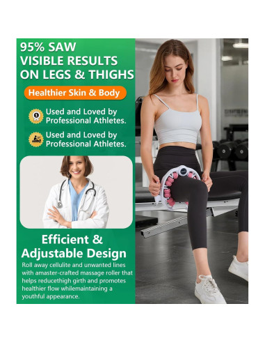 Rodillo de Masaje para Celulitis Uoxfill 360 Rosa