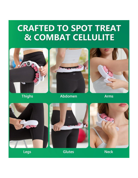 Rodillo de Masaje para Celulitis Uoxfill 360 Rosa