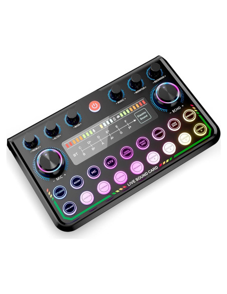 Interfaz de Audio USB Sinwe P99 con Mezclador y Efectos