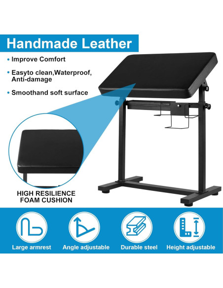 Soporte para brazo de tatuaje PULNDA ajustable con estante