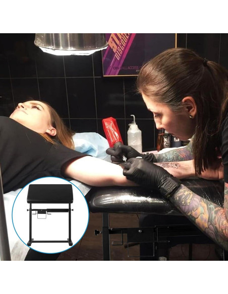 Soporte para brazo de tatuaje PULNDA ajustable con estante