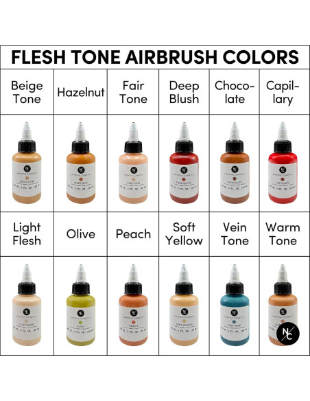Pinturas de Aerógrafo Tono de Piel Narrative Cosmetics 59ml