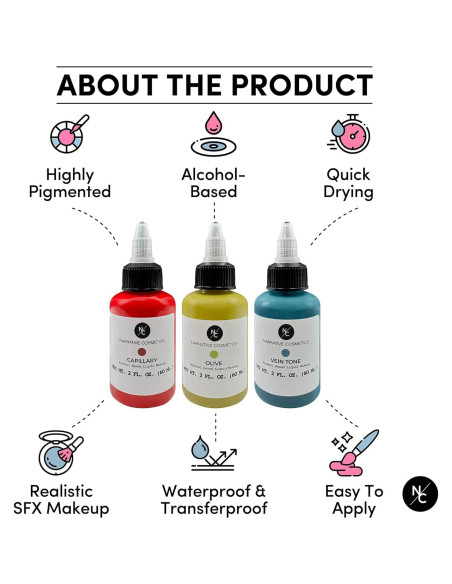 Pinturas de Aerógrafo Tono de Piel Narrative Cosmetics 59ml