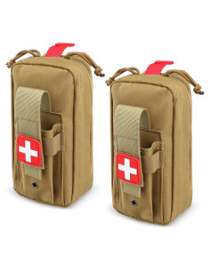 Bolsa Médica Táctica LIVANS IFAK Caqui 2 Paquetes