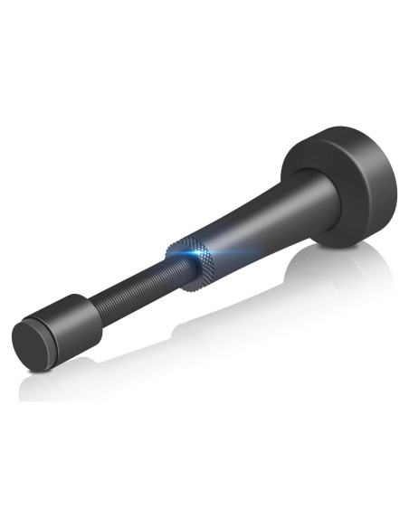 Tope de puerta ajustable Brieieziy negro mate 7.8-11.3cm