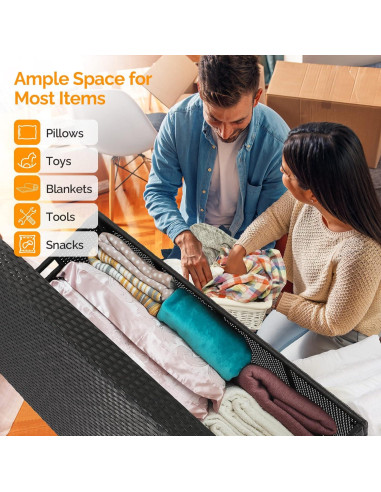 Caja de Almacenamiento Exterior VINGLI 132 Galones Rattan Negra