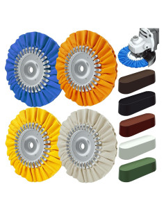 Kit de Pulido de Aluminio 9 Piezas Konvixon 20.32 cm