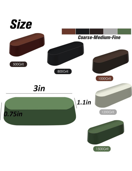 Kit de Pulido de Aluminio 9 Piezas Konvixon 20.32 cm