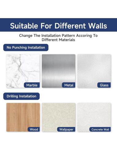 Tope de puerta ajustable Brieieziy negro mate 7.8-11.3cm