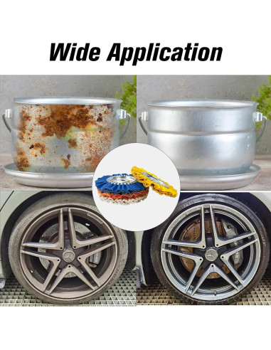 Kit de Pulido de Aluminio 9 Piezas Konvixon 20.32 cm