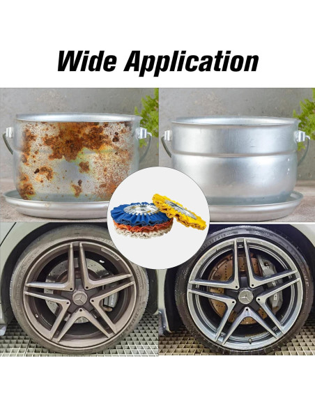 Kit de Pulido de Aluminio 9 Piezas Konvixon 20.32 cm