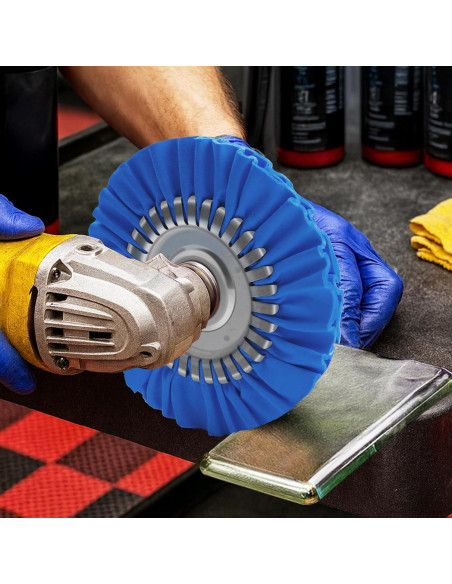 Kit de Pulido de Aluminio 9 Piezas Konvixon 20.32 cm