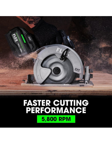 Kit de Herramientas Inalámbricas FLEX 24V - Taladro, Sierra, Luz