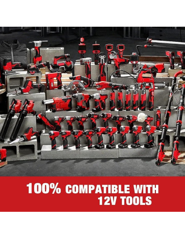 Batería de Litio 6000mAh 12V DSANKE para Milwaukee M12