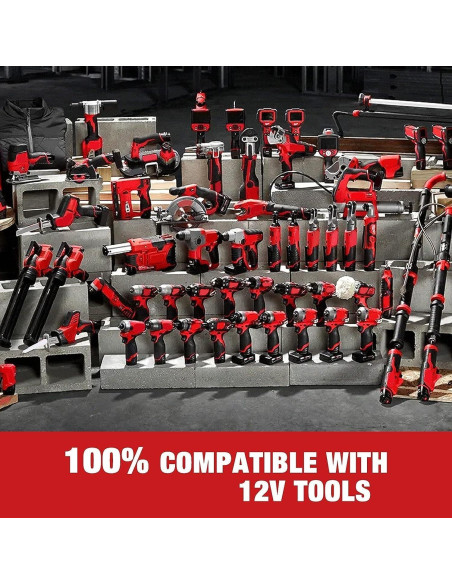 Batería de Litio 6000mAh 12V DSANKE para Milwaukee M12