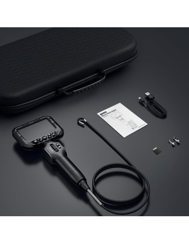 Endoscopio Articulado Doble Lente NIDAGE 1.62m HD Impermeable