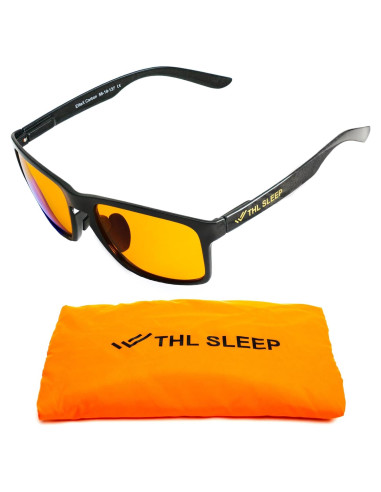 Gafas de bloqueo de luz azul EliteX Carbon naranja unisex