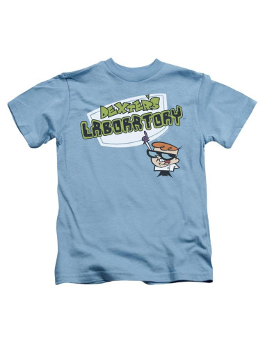 Camiseta para Niños Dexter's Laboratory Azul Mediano 5/6