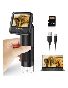 Microscopio Digital de Mano Evil Eye 400-800X con Pantalla LCD