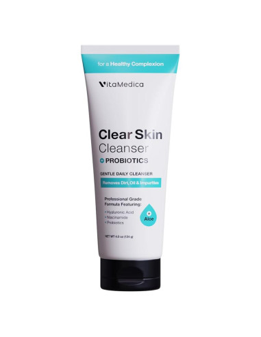 Limpiador Facial Espumoso VitaMedica 118ml Probiotico Hidratante