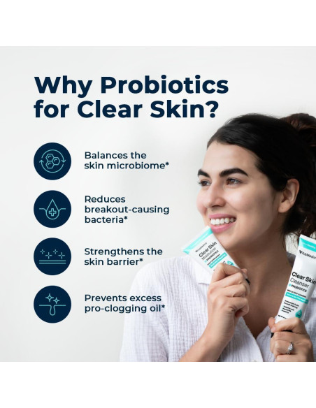 Limpiador Facial Espumoso VitaMedica 118ml Probiotico Hidratante