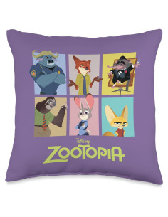 Cojín Zootopia Disney 40x40 cm - Judy Hopps y Nick Wilde