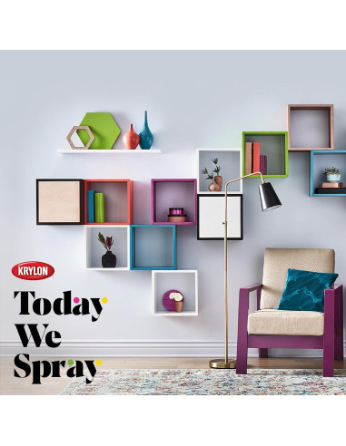 Pintura en Spray Krylon AHORA Brillante Aluminio 266 ml