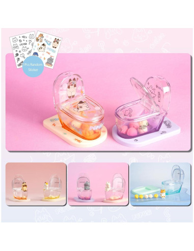 Caja Sorpresa de Gato Choco Teddy - Soporte para Teléfono Mini