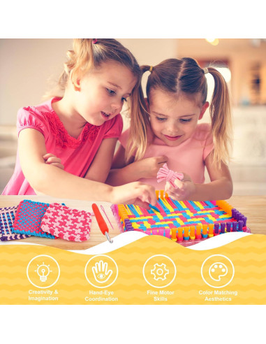 Kit de Telar de Tejer ZMMB para Niños y Adultos - Manualidades Creativas